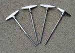 4 pack Bass Drum T-Rod 7/32"